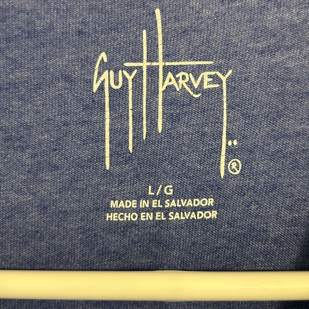 Guy Harvey | Classic Blue Long Sleeve Tee | Size Large - Picture 2 of 5